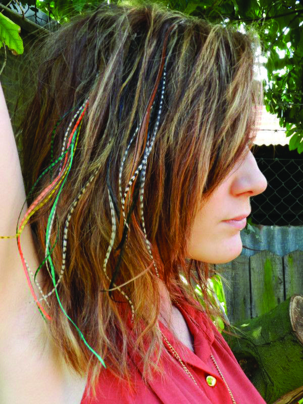 Natural feather hair extensions cheap