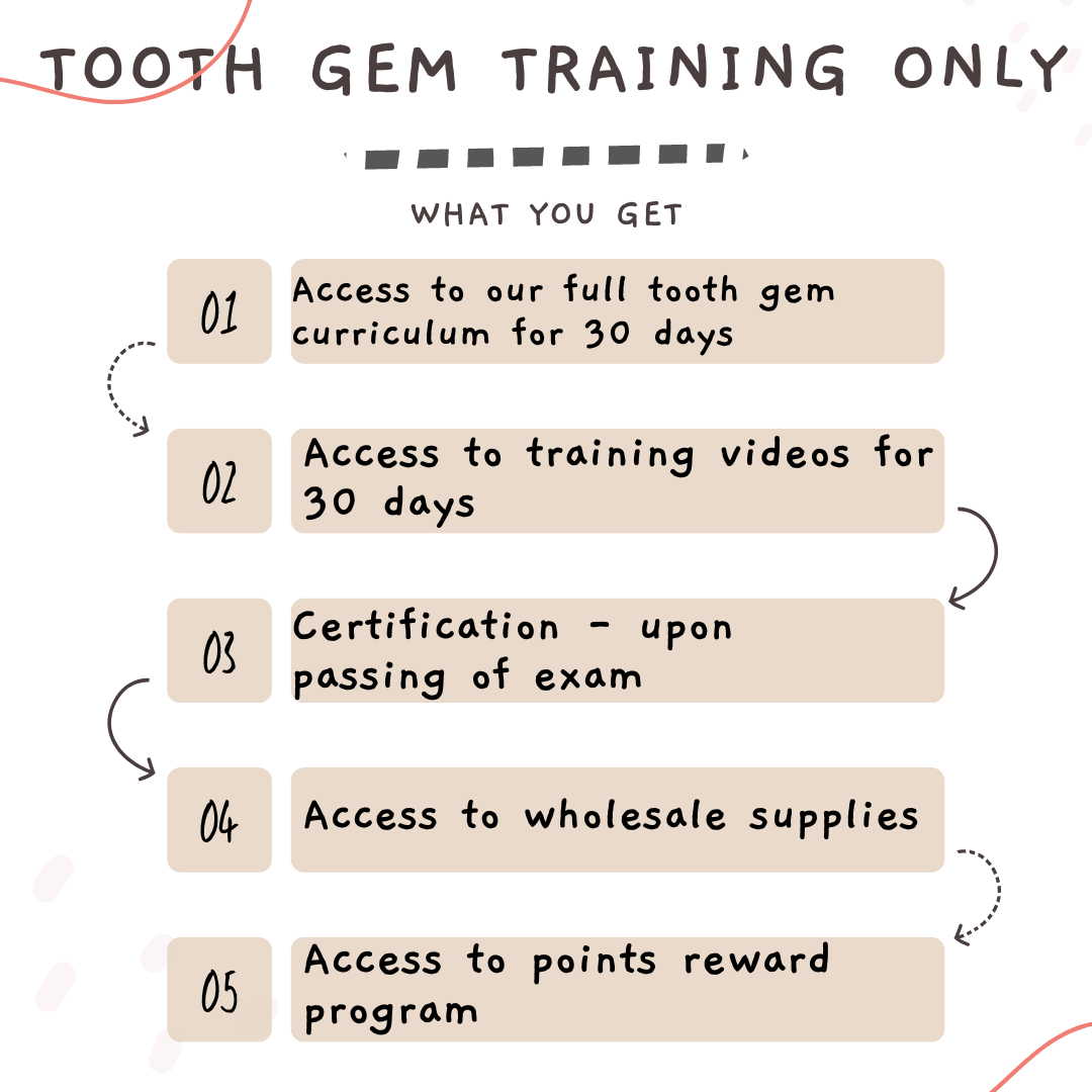 Tooth Gem Training ⋆ The Unicorn Beauty Depot Teeth Whitening Courses